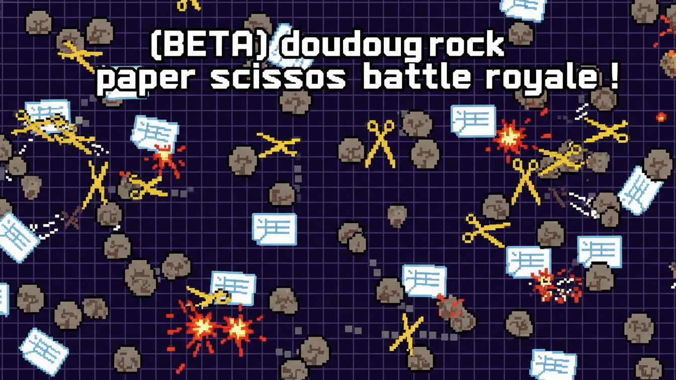 (BETA) dougdoug rock paper scissors battle royale!