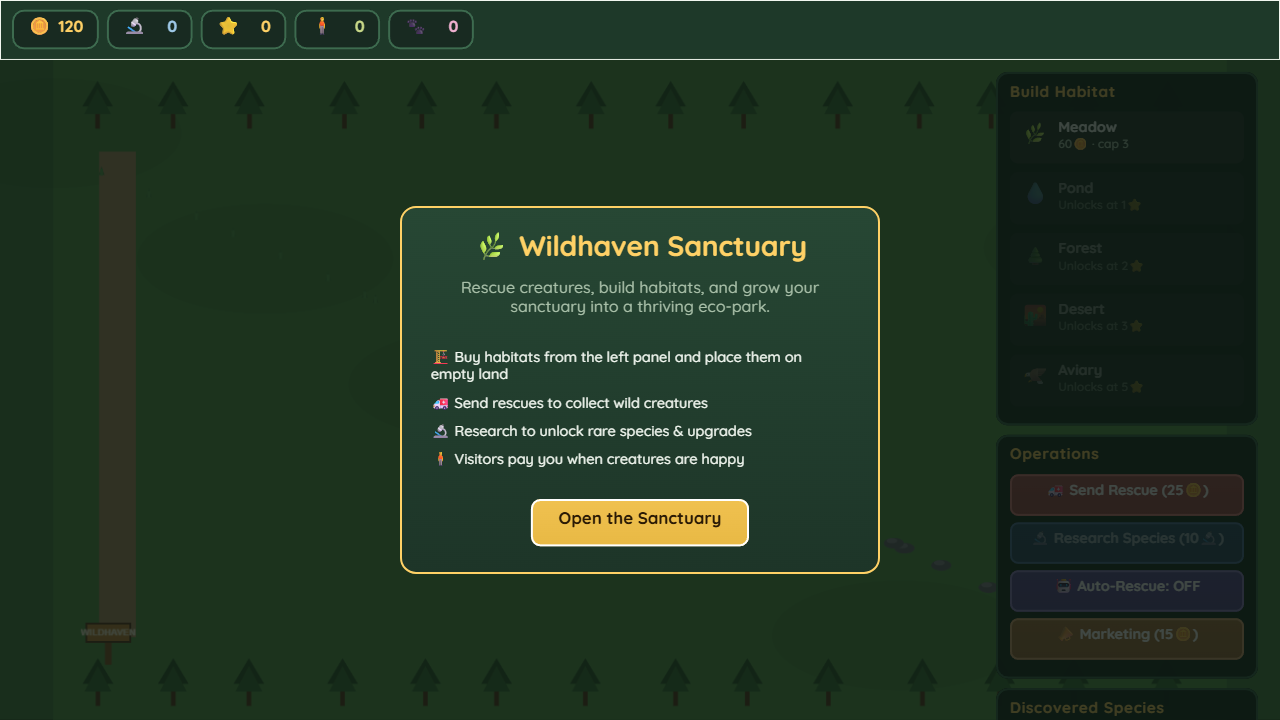 🌿 Wildhaven Sanctuary