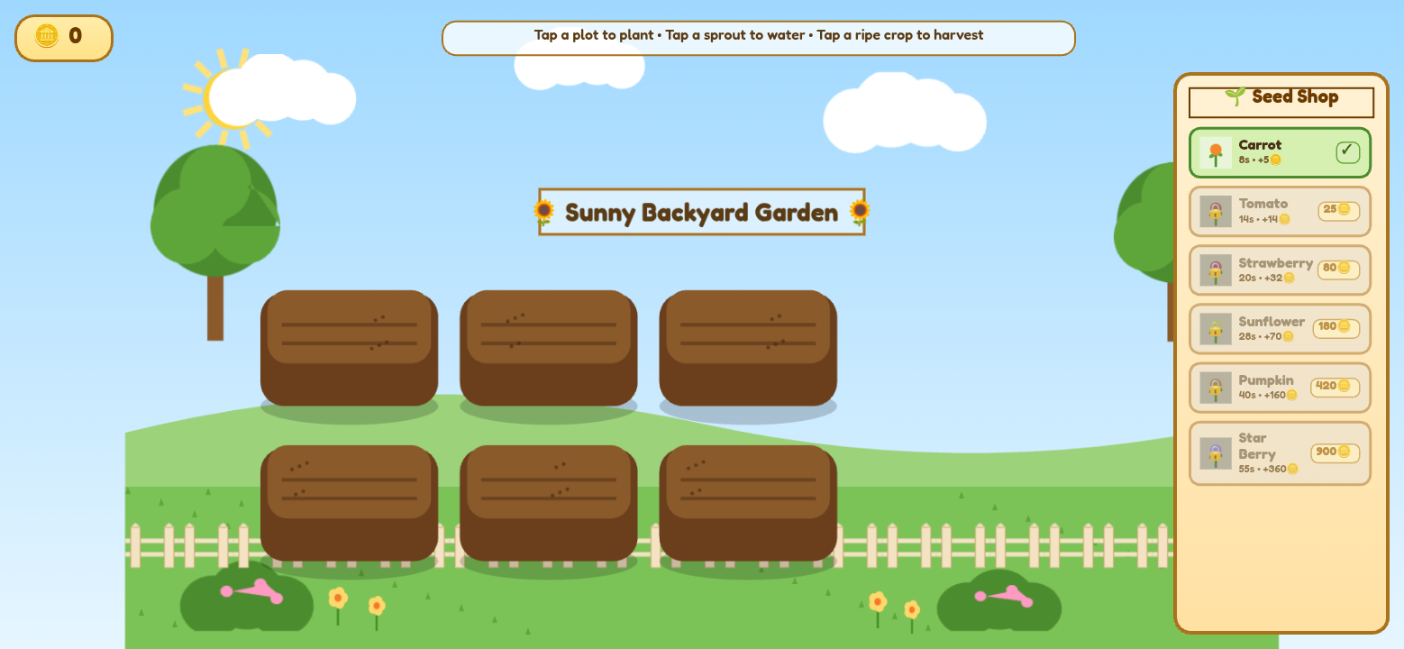 Grow a garden